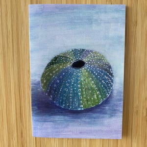 Sea Urchin Card - Card from Original Artwork - Sea Themed Card - Beach Card - Birthday Card - Greetings Card