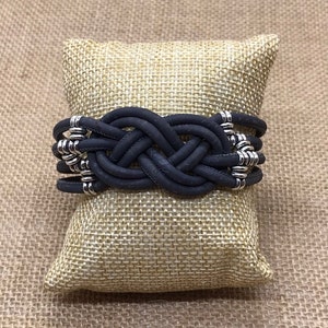 Cork Vegan Bracelet Braided Portuguese Cork PETA Approved Magnetic Clasp Custom Available Present Gift Many Colours