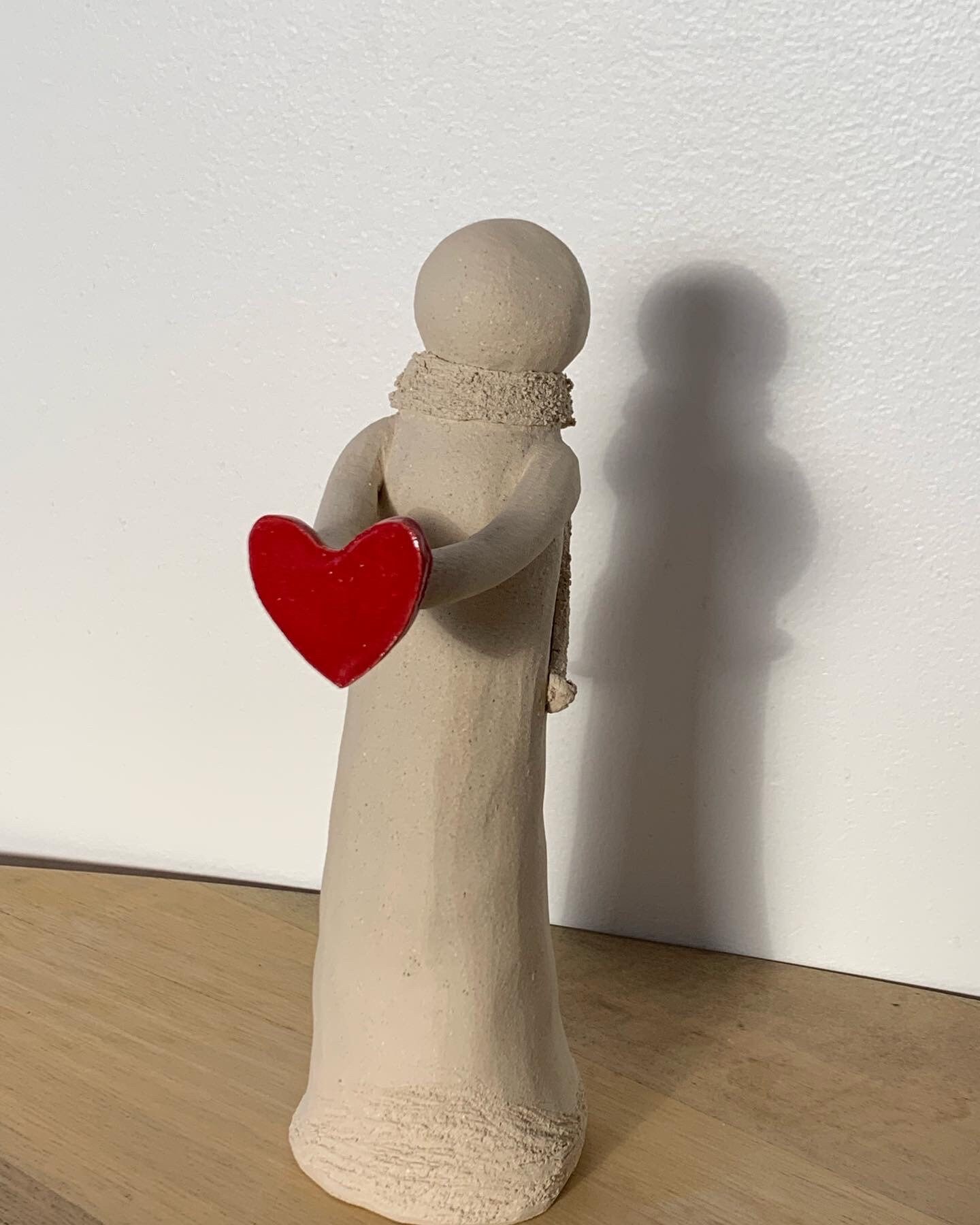 statuettes Coeur Céramique - Y'a de L'amour Dans L'air