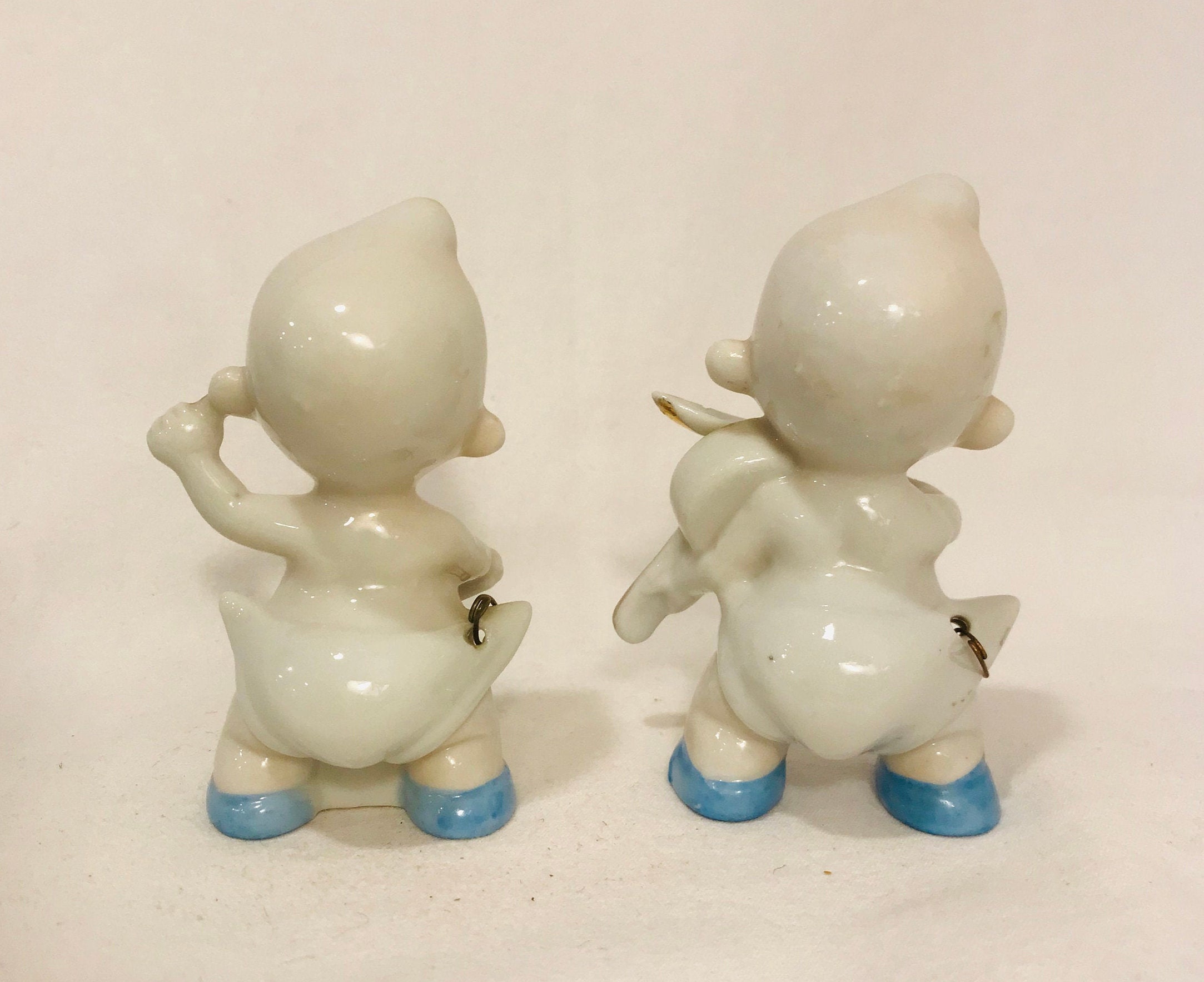 Vintage Ceramic Baby Figurines With Safety Pin Diapers and Etsy UK