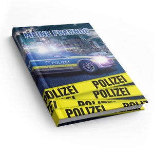 itenga Freundebuch Polizei DIN A5, 88 Seiten 150g Naturp...