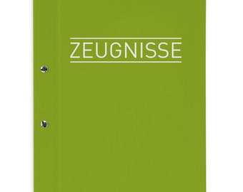 itenga Zeugnismappe A4 mit Schraubverschluss grün