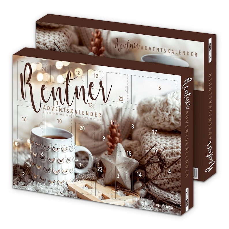 itenga Adventskalender Rentner mit Frühstücksartikeln ... Bild 6