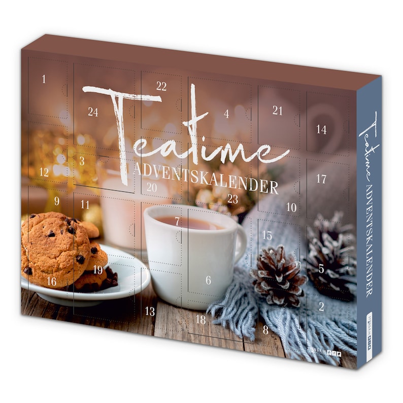 itenga Adventskalender Tea Time 2023 mit Tee und Kekse... Bild 1