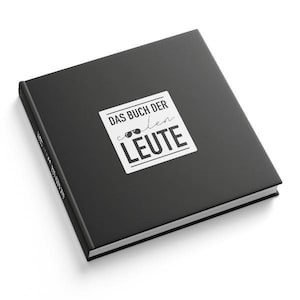 itenga Gästebuch "Das Buch der coolen Leute" Freundebuch...