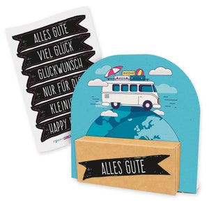 Geldgeschenk Verpackung Wohnmobil Reise Camper Geschenk Anhänger Karte Geschenkverpackung Verpackung Geburtstag Weihnachten  Reisen