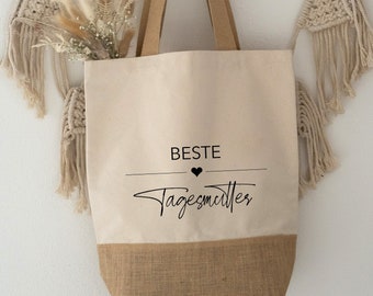 Personalized jute bag | Jute bag | Gift for childminder | Jute shopper | Gift for teacher | Gift for educator | Gift idea