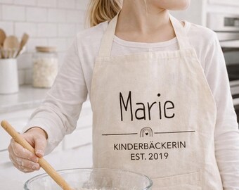 Delantal infantil | Delantal de repostería | Delantal infantil de panadero | Delantal infantil de cocina | Delantal personalizado