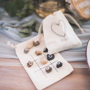 Tic Tac Toe - Guest Gift Wedding | 5 pieces | Wedding Game | Wedding guests | Employment Wedding | Guest gift baptism | Seat tickets
