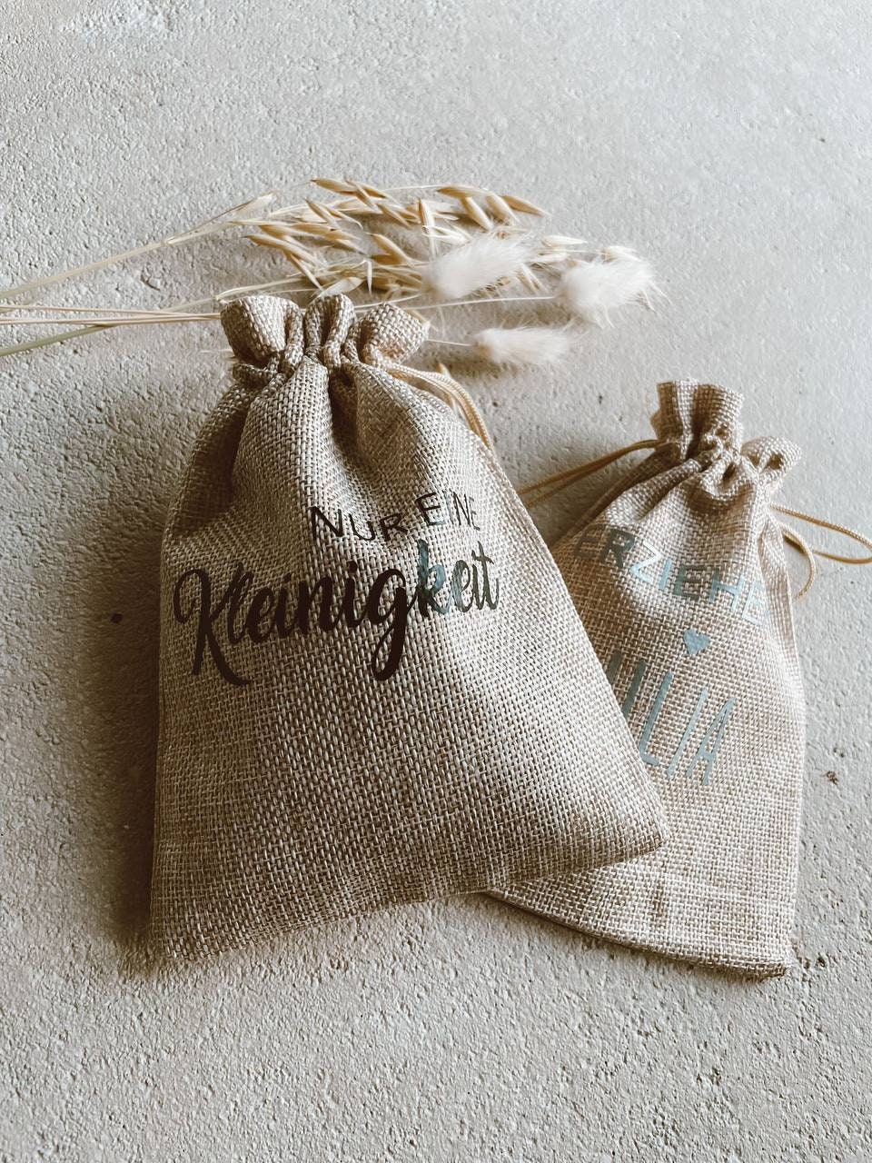 Personalized jute bag | Gift idea Educator Teacher | Wichtelgeschenk | Christmas Gift Packaging | Jute bag for packaging