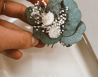 Haarkamm Trockenblumen | Braut Haarkamm | Boho Haarschmuck | Floraler Kopfschmuck | Hair cromb dried flowers | Brautaccessoires | Hochzeit