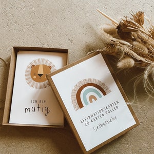 20 Affirmationskarten Kinder | Mutmacher Karten Kinder | Karten Selbstliebe | Kartenset Ermutigungskarten | Selbstwertgefühl Karten