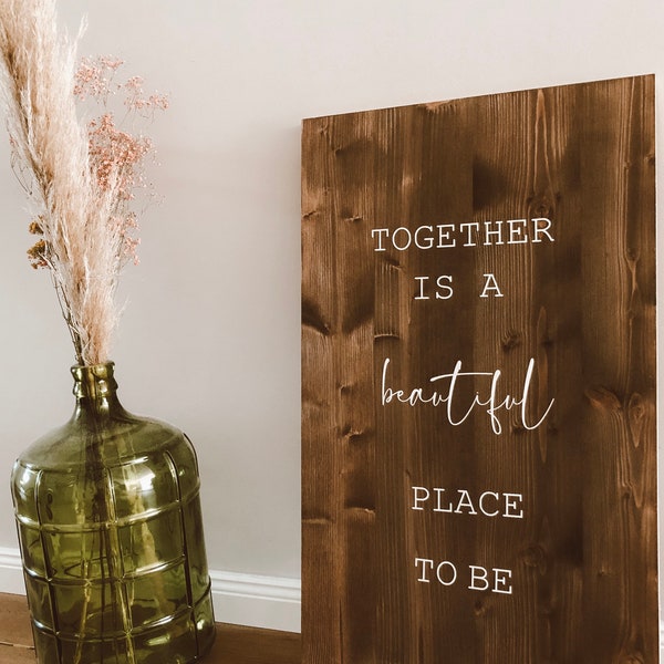 Holzschild personalisiert | individuelles Schild | Schild mit Spruch | Holzschild Dekoration | Holz Geschenkidee