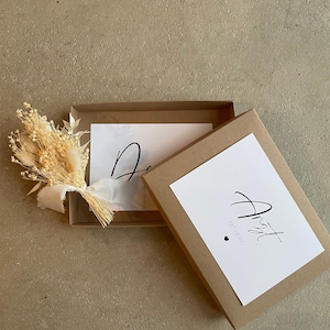 Regalo médico | Caja de regalo | Ramo de flores secas | Gracias partera | Regalo médico | Tarjeta de agradecimiento | doctor gracias