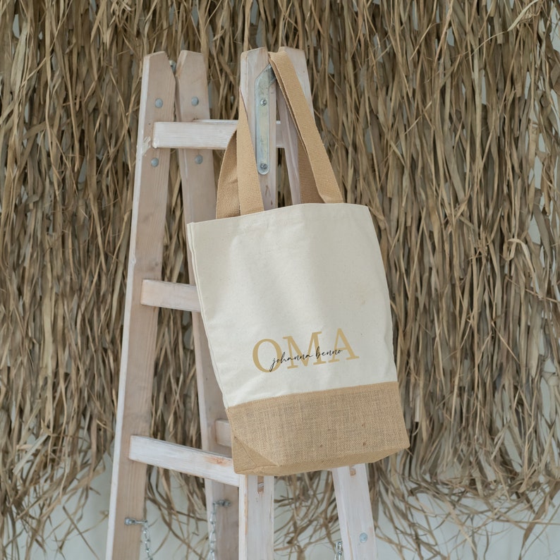 Personalized tote bag Mother's Day gift for mom Gift for best mom Gift for grandma Godmother gift Gift idea for Mother's Day Oma