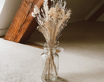 Bouquet of dried flowers with vase | Gift idea girlfriend | Gift idea for you | Dried flowers | Dried flowers for the home