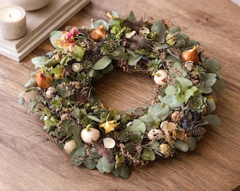 Spring wreath with fresh flowers | Easter wreath | Table wreath with flowers | Flower wreath | Spring door wreath | Gift idea