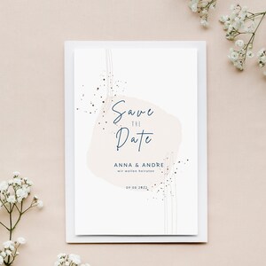Hochzeitseinladung | Download Karten | Digitale Einladungskarte | Save the Date Karten runterladen | personalisierte Karten