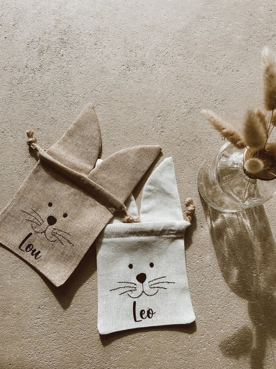 Osterbeutel mit Namen | Ostersäcken | personalisiertes Ostergeschenk | Ostergeschenk Kinder | Kleinigkeit Ostern | Geschenkbeutel