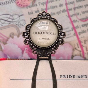 Pride and Prejudice Bookmark, Classic Literature Bookmark, Jane Austen Bookmark, Jane Austen Place keeper, Pride and Prejudice Place Keeper