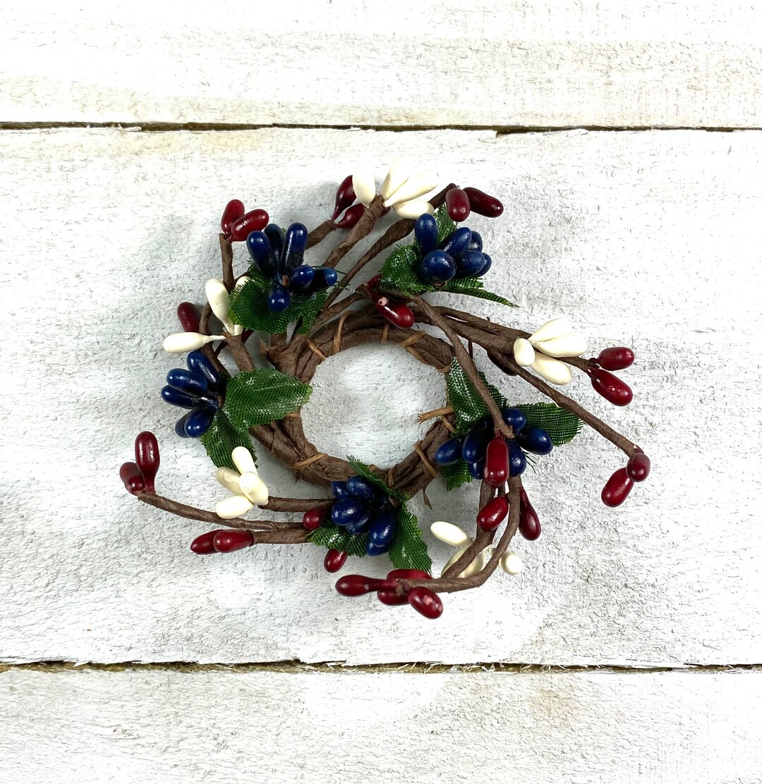 Mini Taper Candle Ring 1 Inch Pack/6 Mini Candle Ring Etsy