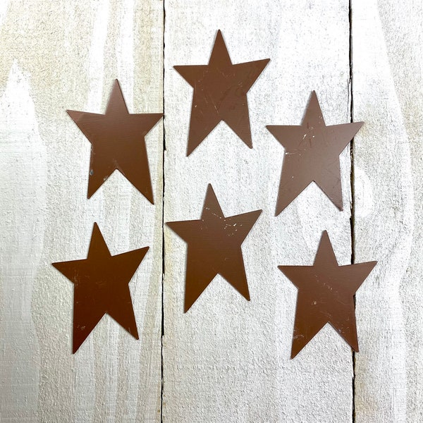 Rustic Metal Stars Etsy
