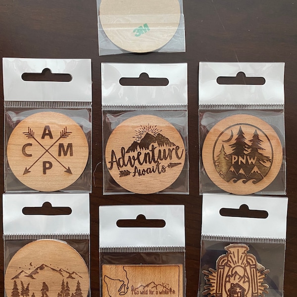 Custom Wood Stickers Etsy