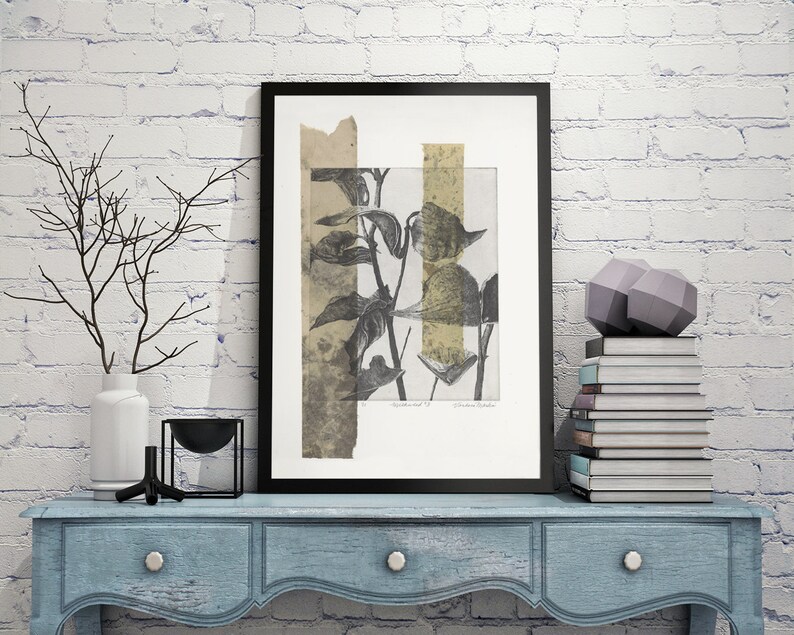 Modern Botanical Print Milkweed 3 by Vanessa Martin Etsy