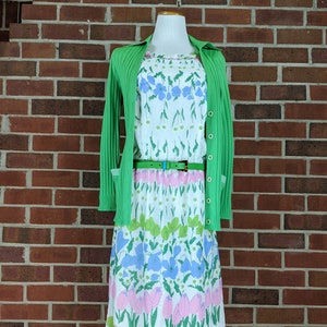 60s Handmade Sundress Large