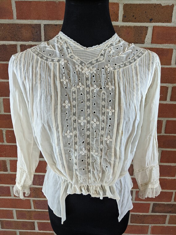 1900s Edwardian Blouse
