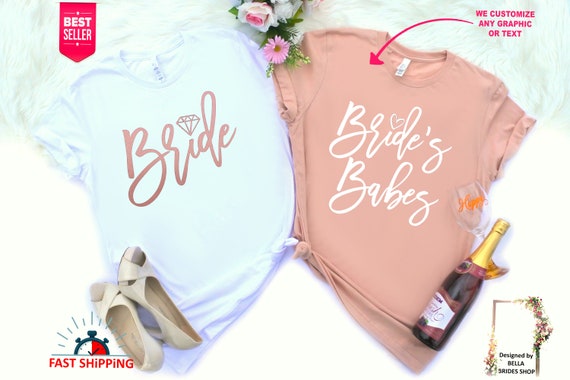 Custom Bachelorette Shirts, Party Shirts, Brides Babes Shirts, Maid of Honour Shirts, Bridal Party Shirt, Bridal Party Tanks