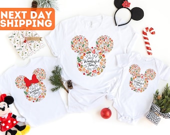 Its The Most Wonderful Time Of The Year Shirt, Christmas is The Best Time of The Year Family Tee, Disneyworld Xmas Shirt, Mickey Minnie Tee