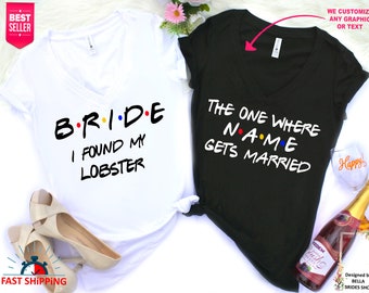 Friends TV Bachelorette Shirts, Friends Theme Hen Party, Friends Shirts, Bachelorette Party Shirts, Bridesmaid Shirts, Gift for Bride
