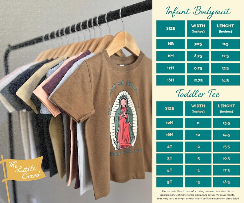 Our Lady of Guadalupe Toddler Catholic Tee bild 7