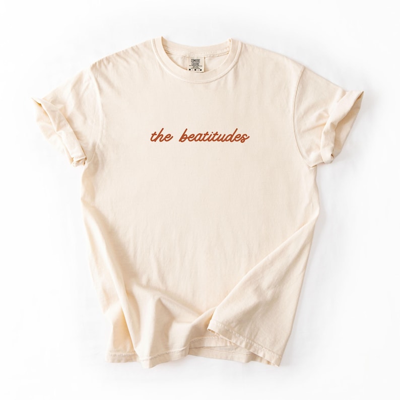 The Beatitudes Catholic Tee - Etsy