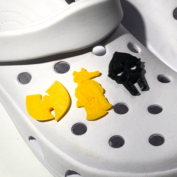 Trio Pack Croc Charms - MF DOOM, Wu Tang and Quasimoto