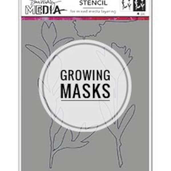 Dina Wakley Stencil - Etsy