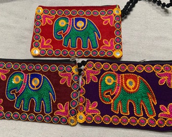 Small elephant Artist case/clutch