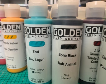 Golden Fluid Acrylics 4 oz NEW