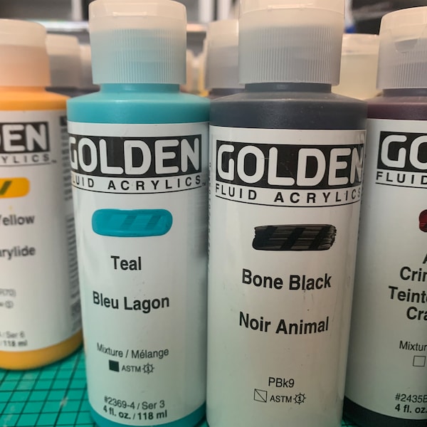 Golden Fluid Acrylics 4 oz NEW