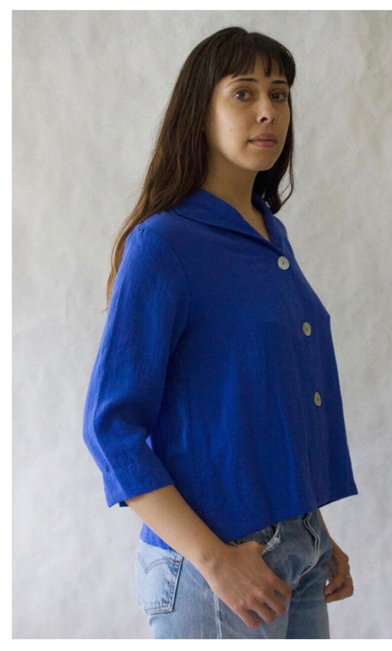 Blue Linen Shirt