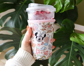 Disney Magical Cup Sleeve | Coffee koozie | Gift|  Drink Sleevel Gifts for her| Coffee Cozy | Magical Iced Coffee Sleeves, Drink Cover