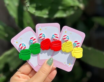 Buttercup Earrings - Grandma's Coffee - Puerto Rico Earrings - Jewelry - Island Life