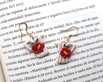 Greca Earrings, Moca earrings, Network, Hibiscus Earrings, Handmade, |Island, Islander, Puerto Rico jewelry, lightweight