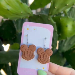 Mickey Mouse ice cream bar | Disney earrings | Disney lovers | Mickey Mouse