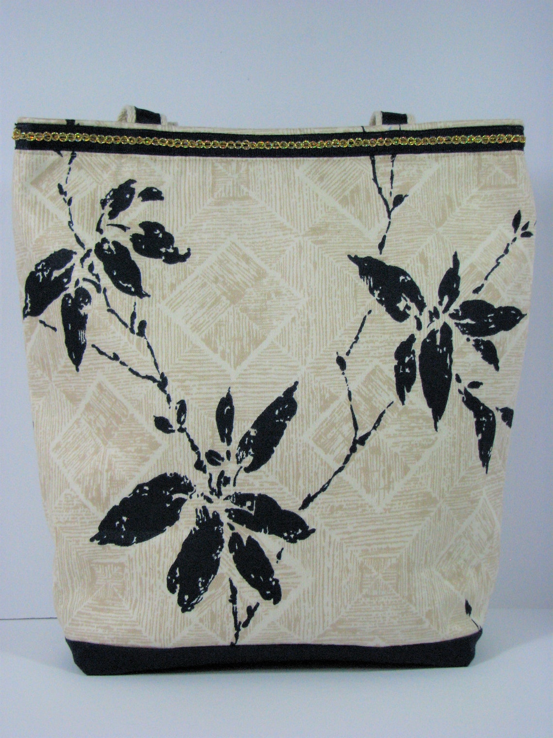 Floral Tropical Fabric Tote Bag Shoulder Bag Accessory Bag Set - Etsy