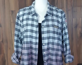 Large Army Patched Shirt