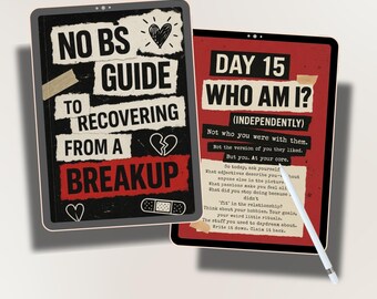 Breakup Journal, Breakup digital journal, Healing Journal, Breakup therapy, Break up reading, Break up affirmations, Breakup quotes