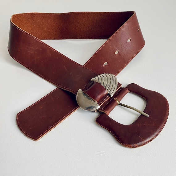 Vintage 80s Belt, 80s Belt, Belt Buckle, Vintage B