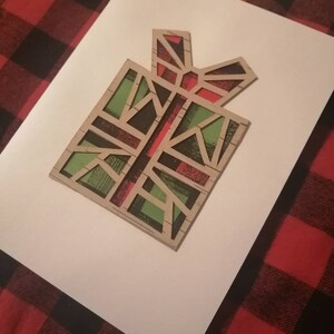 Greeting card, Christmas card, gift